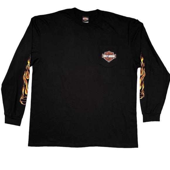 HARLEY-DAVIDSON TWIN CITIES MINNEAPOLIS ST PAUL Black Graphic T Shirt in 2XL/XXL - Picture 2 of 10